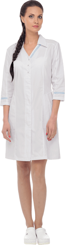 Халат ГАРМОНИЯ белый (ЮЗ)